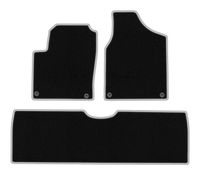 Dywaniki welurowe CARLUX-SILVER czarne do Seat Alhambra I 1995-2010