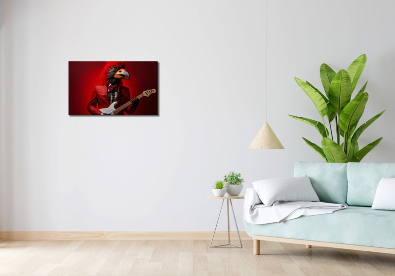 Obraz 70x40cm Zwierzęcy Rock'n'Roll zdjęcie 2