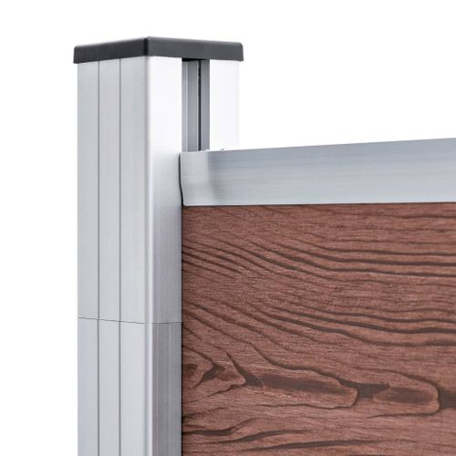 OGRODZENIE PŁOT DO OGRODU WPC BRĄZOWE 1737x186cm na Arena.pl