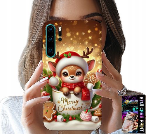 ETUI DO HUAWEI P30 PRO - RENIFEREK SŁODKI RENIFER ŚWIĄTECZNE WZÓR na Arena.pl