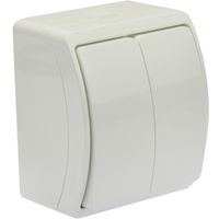 Koala łącznik świecznikowy natynkowy IP44 biały 152-01