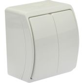 Koala łącznik świecznikowy natynkowy IP44 biały 152-01