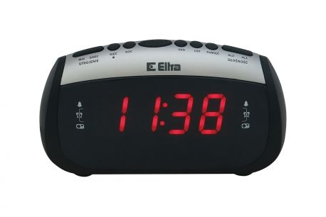 Radiobudzik ELTRA 312PLL Zosia, czarny zdjęcie 1
