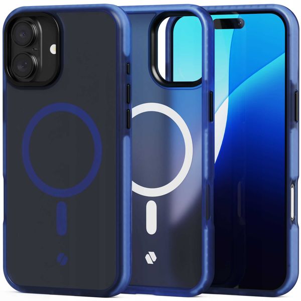 Spacecase Hybrid Fusion Mag Iphone 16 Plus Dark Blue zdjęcie 2
