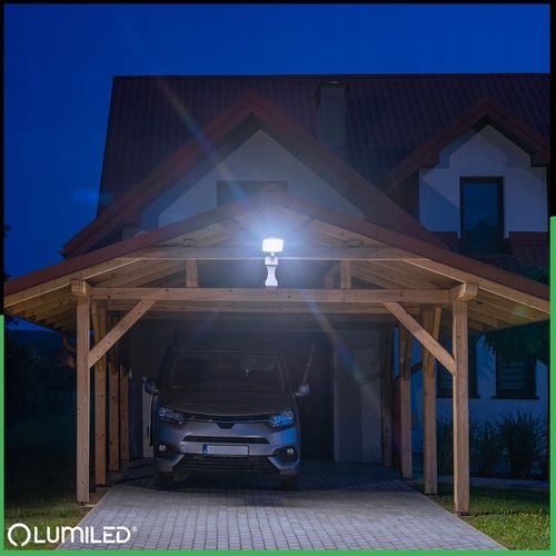 Naświetlacz LED 20W HALOGEN LAMPA ZEWNĘTRZNA REFLEKTOR z CZUJNIKIEM na Arena.pl