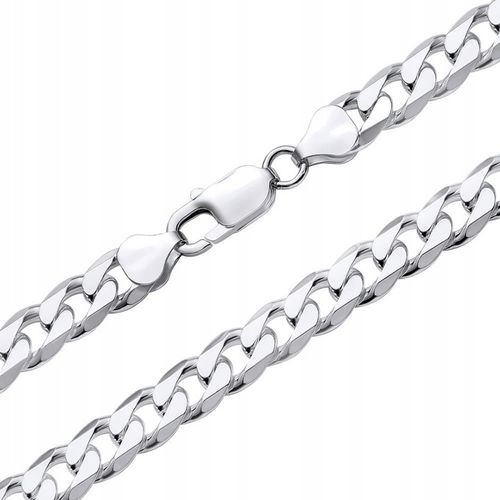 Srebrna Bransoleta Męska Pancerka 5mm/20cm Diamentowana SREBRO 925 PEŁNA na Arena.pl