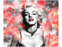 60X50CM MARYLIN MONROE OBRAZ ŚCIAN DREWNIANE