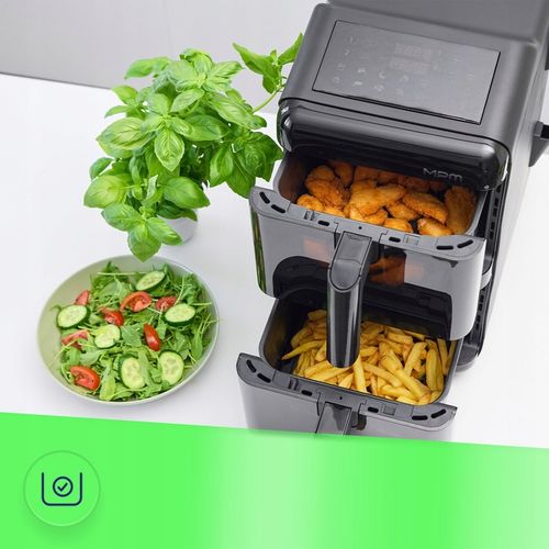Frytkownica beztłuszczowa air fryer duża podwójna 12l MPM MFR-13 na Arena.pl