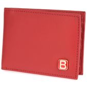Skórzane etui na karty Bellugio ALESSIA 412 czerwone