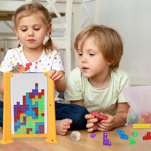 GRA LOGICZNA TETRIS BRAIN UKŁADANKA TRÓJWYMIAROWA KLOCKI 3D WIEŻA Z KLOCKÓW na Arena.pl