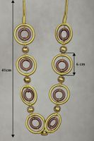 Upinacz dekoracyjny oliwkowy + czekoladowy