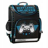 TORNISTER SZKOLNY GAMING PASO CHŁOPIEC KLASA 1 2 3 SZKOŁA PAD CZARNY