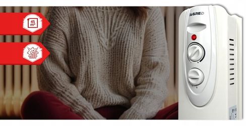 Grzejnik Elektryczny Olejowy Szybko Grzeje 2500W Energooszczędny MOCNY na Arena.pl