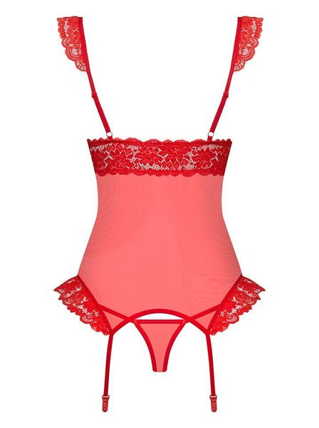 Kobiecy Gorset i Stringi - Obsessive 863-COR-3 L/XL zdjęcie 4
