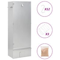 Wędzarnia z wiórami drewnianymi, 44,5x29x110 cm, stal