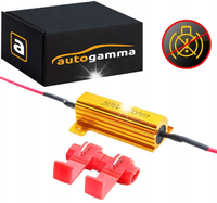 Rezystor 50W 10 Ohm filtr Canbus LED dekoder opornik błąd spalonej żarówki
