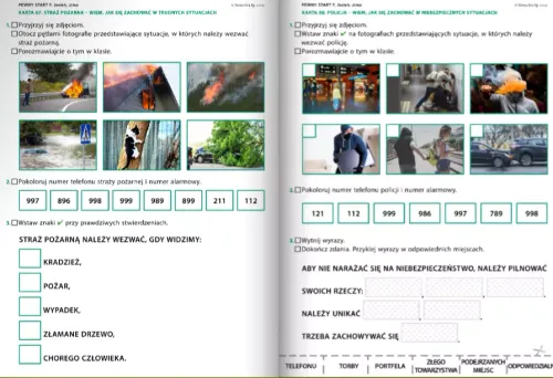 Pewny start. Poziom F. Jesień, zima. Karty pracy na Arena.pl