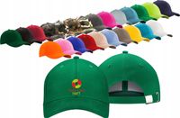 Czapka 6 panelowa zamszowana TWÓJ HAFT LOGO NAPIS firmowa reklamowa 10 szt