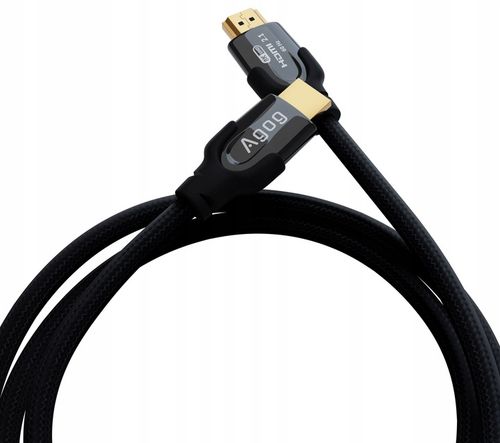 Kabel PRZEWÓD HDMI 2.1 MIEDŹ 8K 60HZ 4K 120Hz 48Gbps MOCNY UHS PRO do TV 2m na Arena.pl