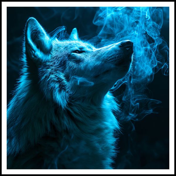 Plakat 100x100cm Oddech Wilka zdjęcie 3