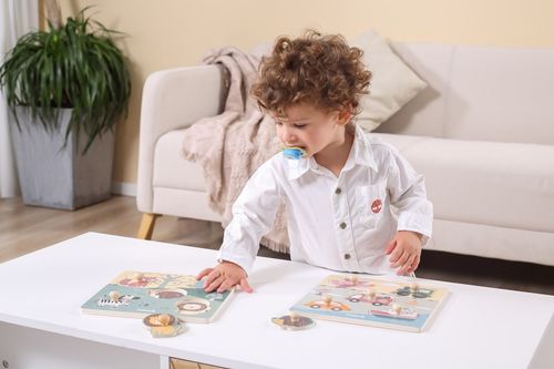 Viga 44068 PolarB Puzzle z uchwytami - zwierzęta na Arena.pl