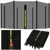 Siatka do trampoliny zewnętrzna 10FT 305 cm 8 słupków