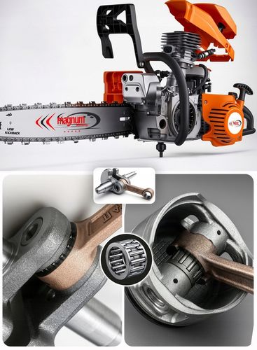 PIŁA SPALINOWA PILARKA ŁAŃCUCHOWA 5,2km 58cm3 2x łańc/prowad/ Olej XXL na Arena.pl