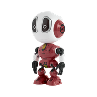 Robot VOICE BLUE mówi powtarza świeci Rebel