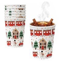 kubek papierowy cozy christmas 250ml 8 szt.