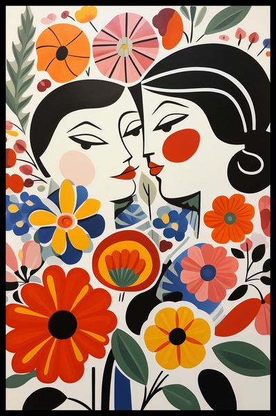 Plakat 53x81cm Kwiatowy Romans zdjęcie 2