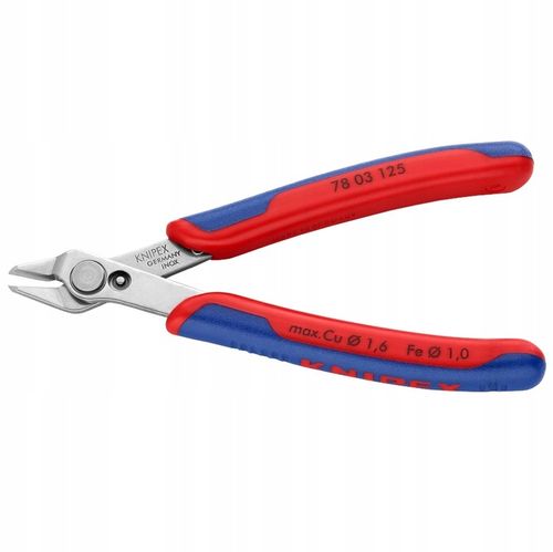 Szczypce Boczne Tnące Precyzyjne Stal 125mm SuperKnips KNIPEX 78 03 125 na Arena.pl