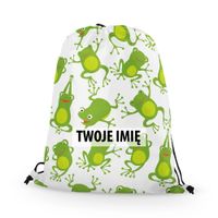 WORKO-PLECAK DZIECIĘCY z Twoim imieniem Żabki 174