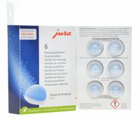 2 x 6x Tabletki JURA do czyszczenia ekspresu do kawy / czajnika JURA ENA 62