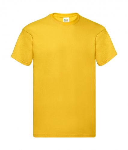 Koszulka robocza t-shirt BHP bluzka z krótkim rękawem uniwersalna złota Fruit of the Loom Original T S na Arena.pl