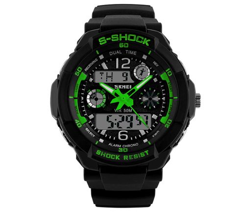 Zegarek dziecięcy SKMEI elektroniczny stoper data alarm podświetlenie na Arena.pl