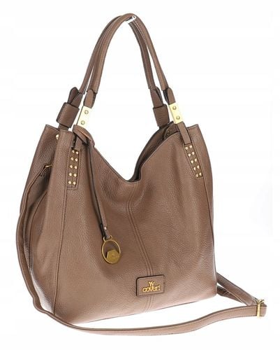 Torebka Damska listonoszka worek na ramię duża pojemna CJLTT1752 Beżowa na Arena.pl