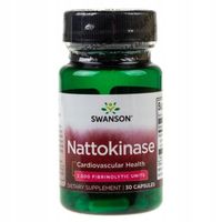 Nattokinaza 100 mg Swanson Nattokinase Wspiera Krążenie 30 kapsułek