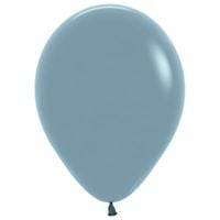 Balony lateksowe pastelowe mglisty niebieski, 30 cm 3 szt.