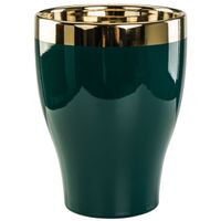 Doniczka Osłonka Zieleń Butelkowa Glamour 13 x 17,5cm