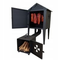 WĘDZARNIA OGRODOWA NAJNOWSZY MODEL DO RYB DUŻA WĘDZARNIA METALOWA XXL