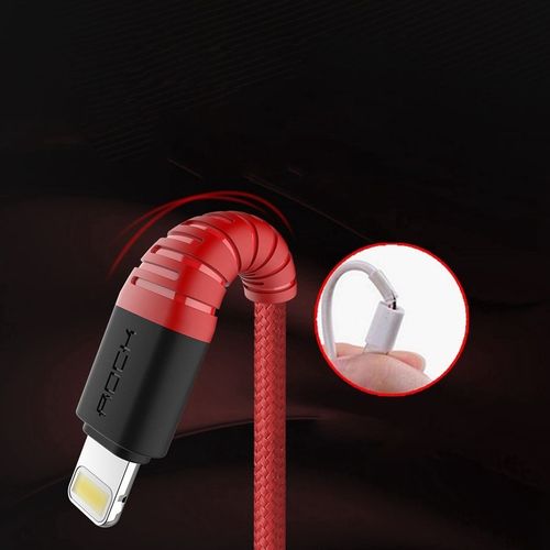 ROCK LIGHTNING CABLE 200CM RED na Arena.pl
