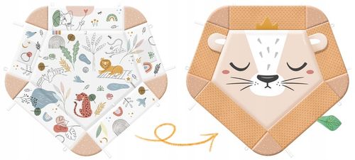 MATA EDUKACYJNA INTERAKTYWNA DWUSTRONNA SKŁADANA XXL 5w1 NUKIDO DYWAN na Arena.pl