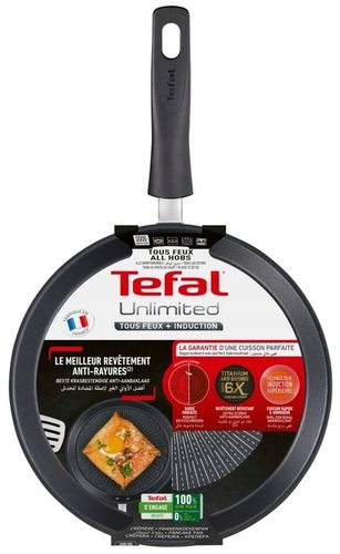 Patelnia do naleśników TEFAL UNLIMITED 25cm indukcja G2553872 na Arena.pl