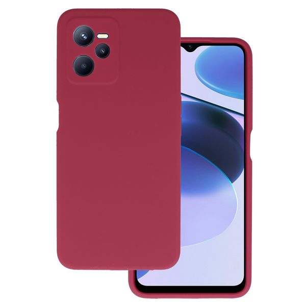 Silicone Lite Case do Realme C35 bordowy zdjęcie 1