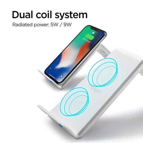 SPIGEN F303W WIRELESS CHARGER WHITE na Arena.pl