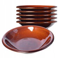 Kadax Talerz Obiadowy Głęboki Kamionka 23cm 6szt