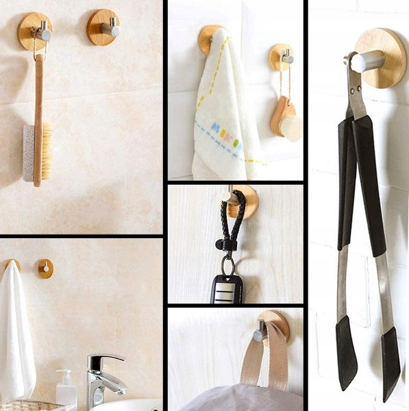 Haczyki Do Łazienki Łazienkowe X 4 Samoprzylepne zdjęcie 9