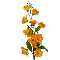 Gałązka ozdobna x2 ala lilia żólto pomarańczowa