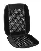 CARMOTION Mata koralikowa obszyta welurem, czarna