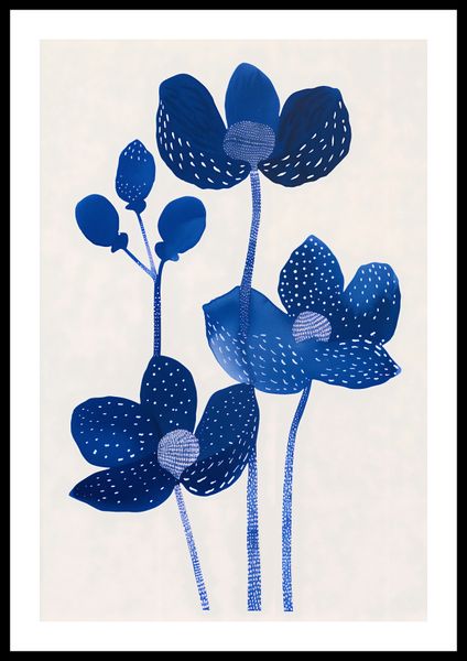 Plakat 40x60cm Nocne Kwiaty zdjęcie 3